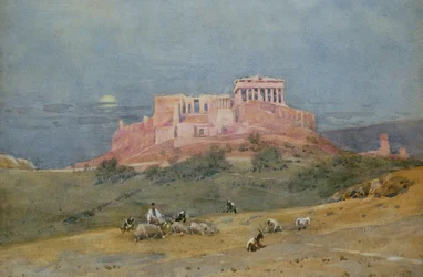 Die Akropolis, ca. 1885